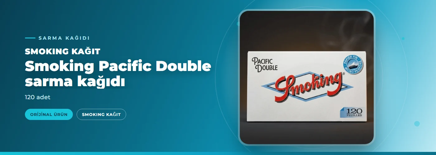 Smoking Pacific Double sarma kağıdı – 120 adet