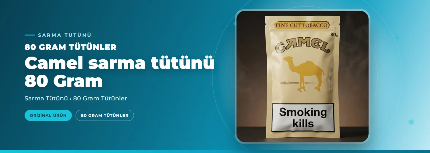 Camel sarma tütünü 80 Gram