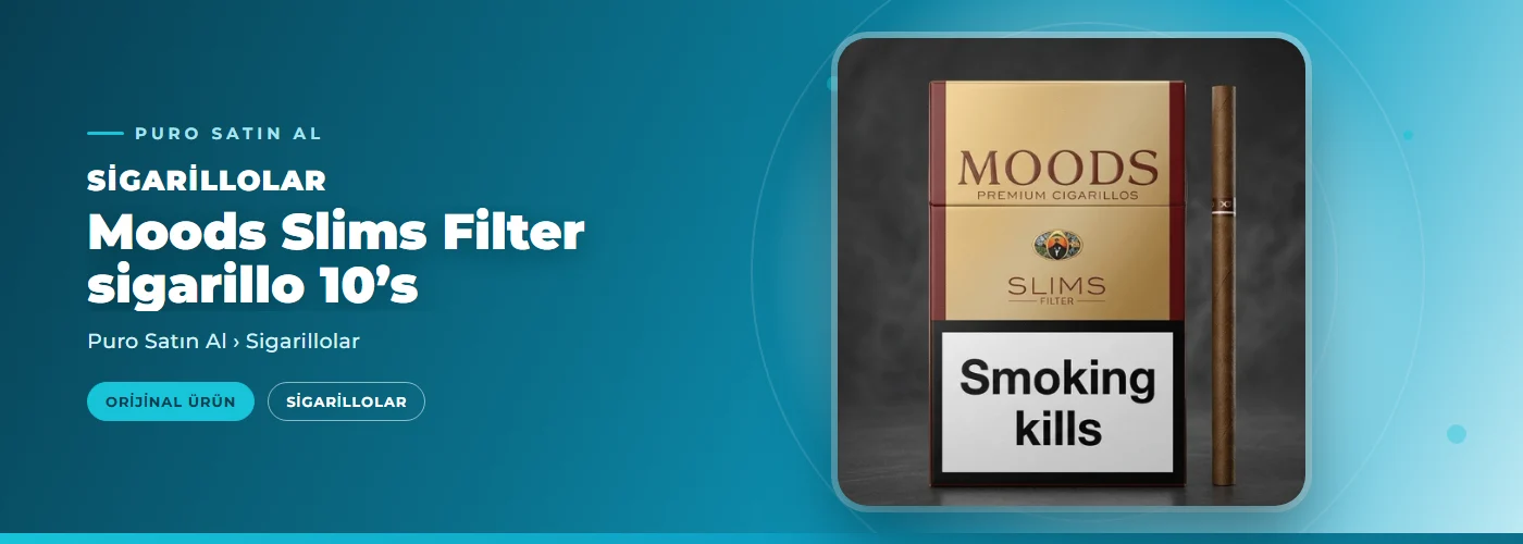 Moods Slims Filter sigarillo 10’s