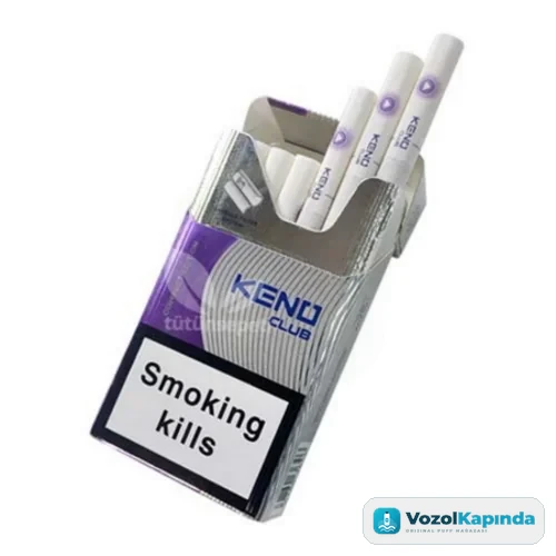 Keno Club Grape Click Slender sigara - Siyah Üzüm aromalı - görsel 2