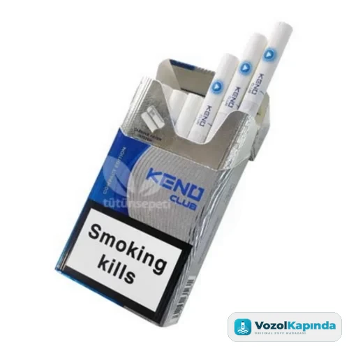 Keno Club Gum Mint Slender sigara - Damlasakızı ve Nane - görsel 2