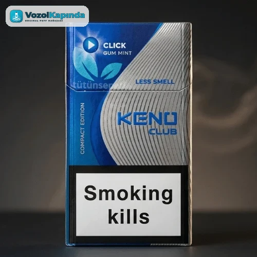 Keno Club Gum Mint Slender sigara - Damlasakızı ve Nane