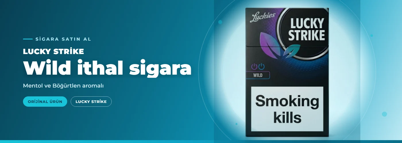 Lucky Strike Wild ithal sigara – Mentol ve Böğürtlen aromalı