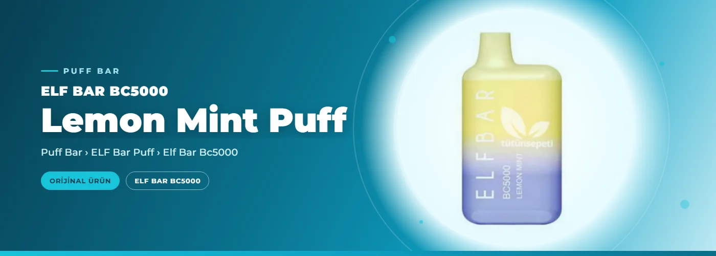 Elf Bar BC5000 Lemon Mint Puff