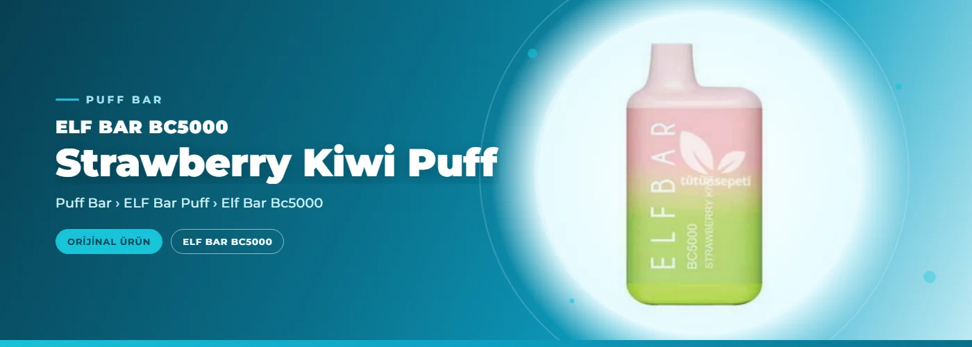 Elf Bar BC5000 Strawberry Kiwi Puff
