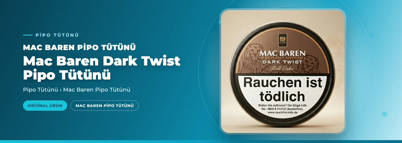 Mac Baren Dark Twist Pipo Tütünü