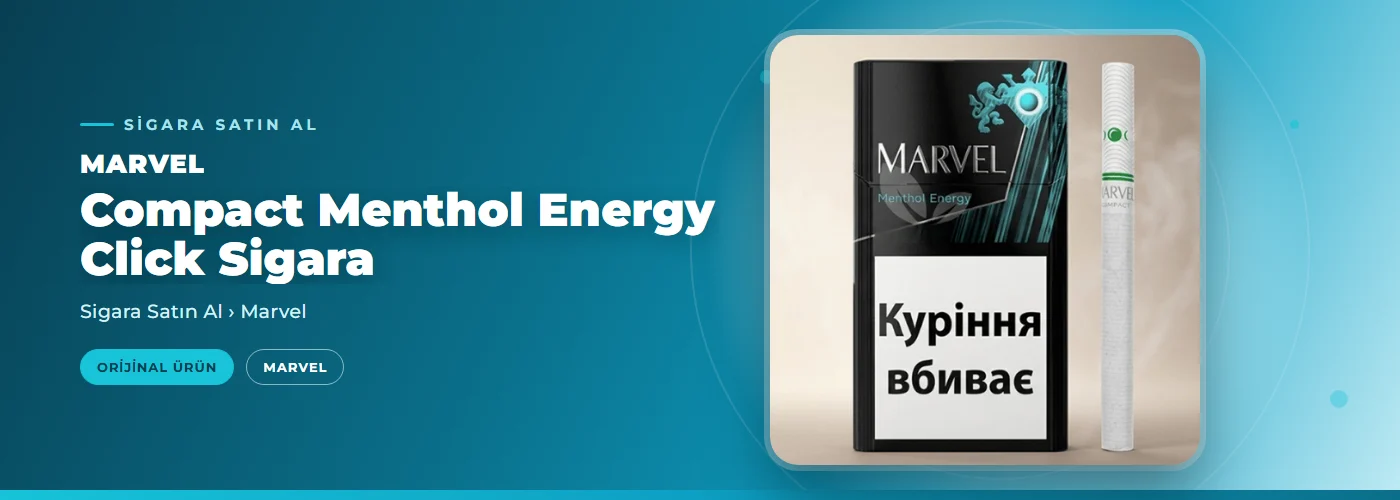 Marvel Compact Menthol Energy Click Sigara