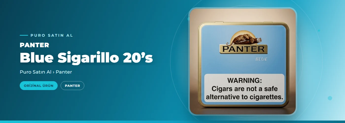 Panter Blue Sigarillo 20’s