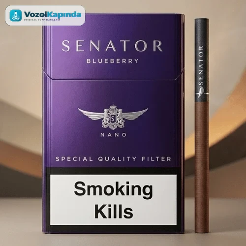 Senator Nano Blueberry sigara - Yabanmersini aromalı