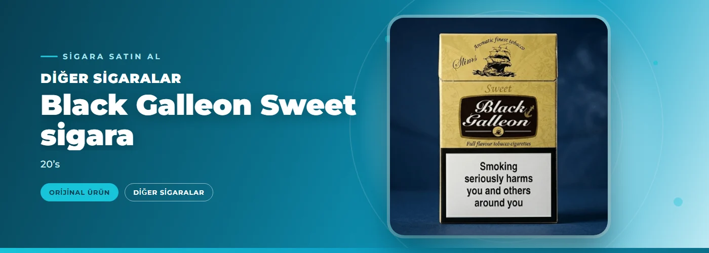 Black Galleon Sweet sigara – 20’s