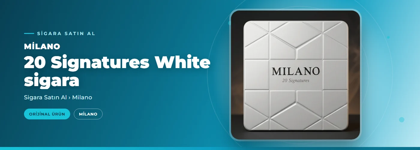 Milano 20 Signatures White sigara