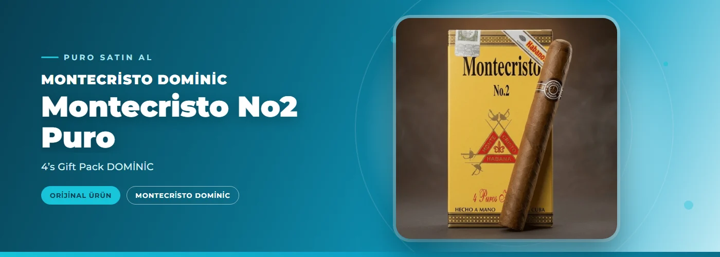 Montecristo No2 Puro – 4’s Gift Pack DOMİNİC