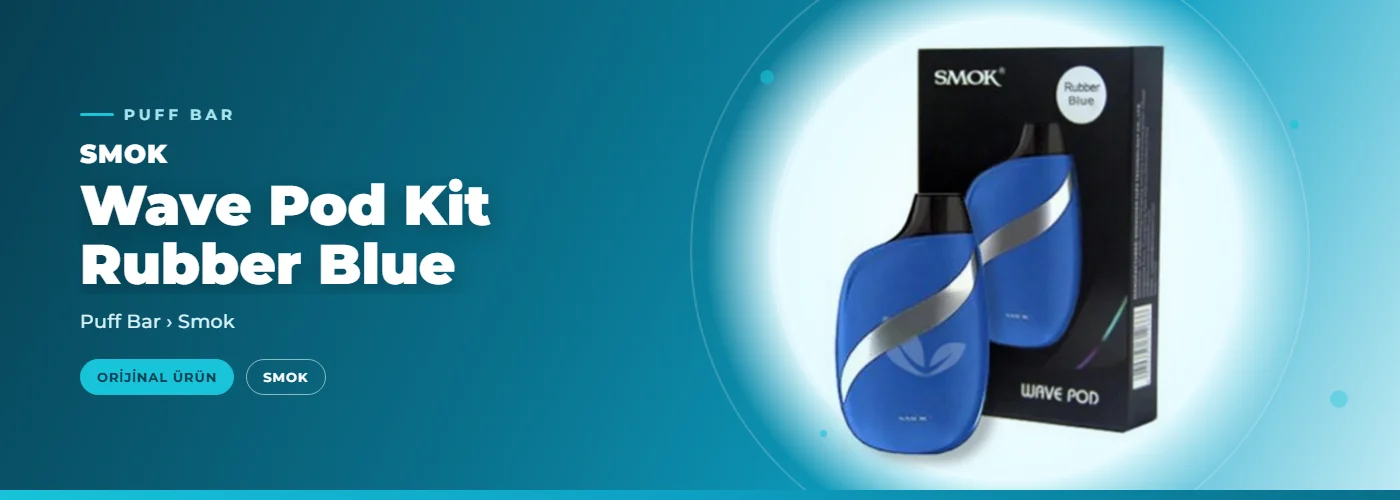 Smok Wave Pod Kit Rubber Blue