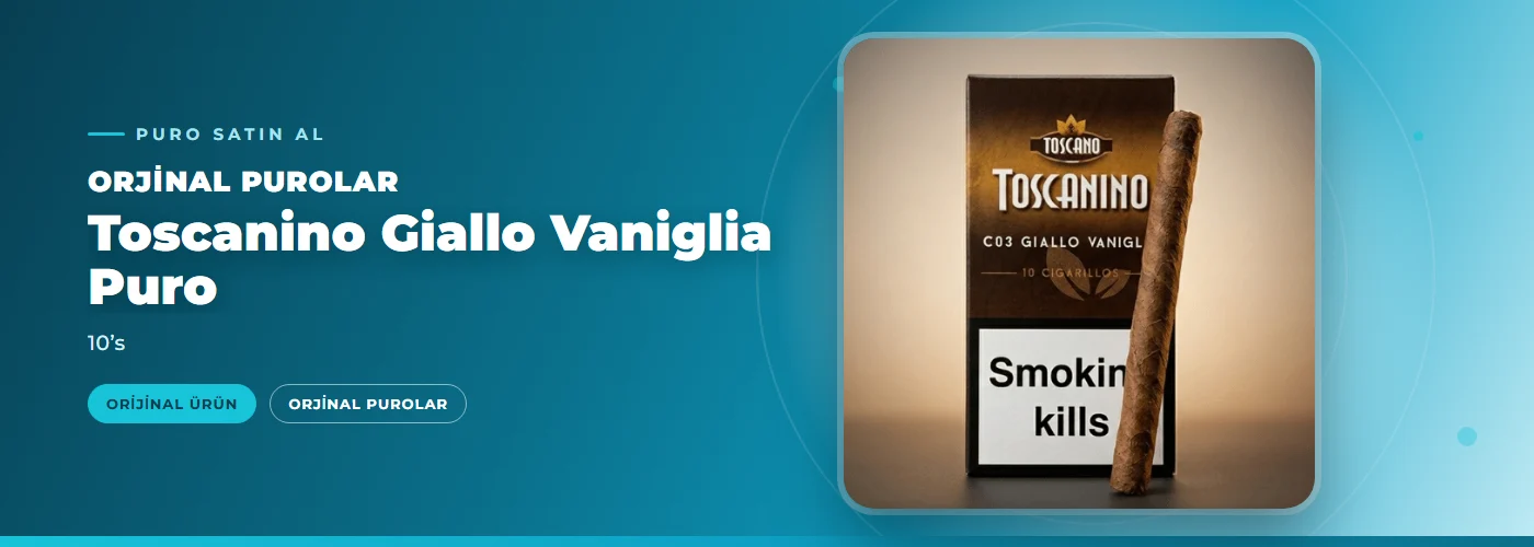 Toscanino Giallo Vaniglia Puro – 10’s