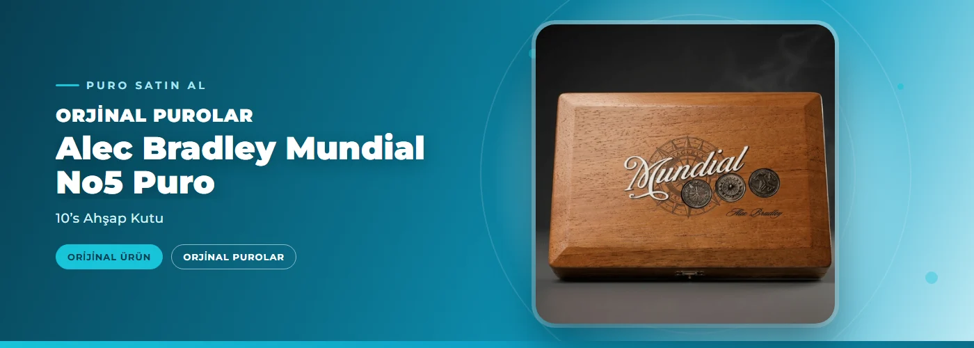 Alec Bradley Mundial No5 Puro – 10’s Ahşap Kutu