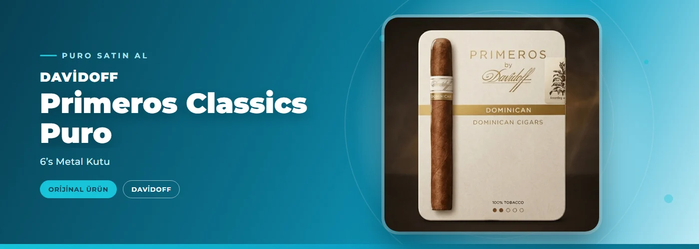 Davidoff Primeros Classics Puro – 6’s Metal Kutu