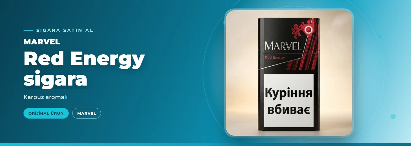 Marvel Red Energy sigara – Karpuz aromalı