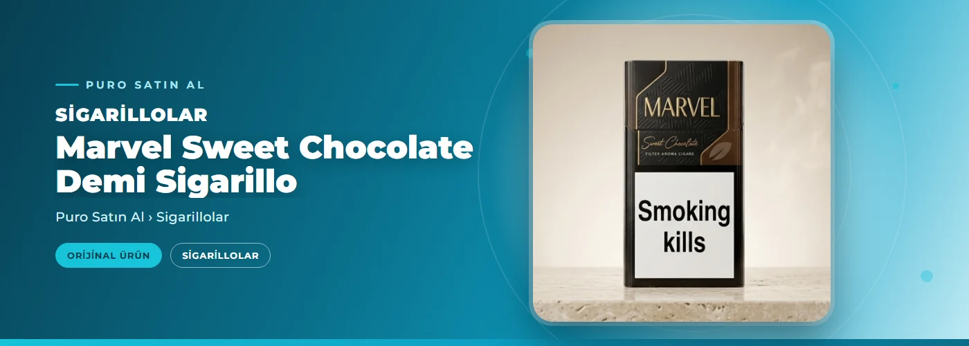 Marvel Sweet Chocolate Demi Sigarillo