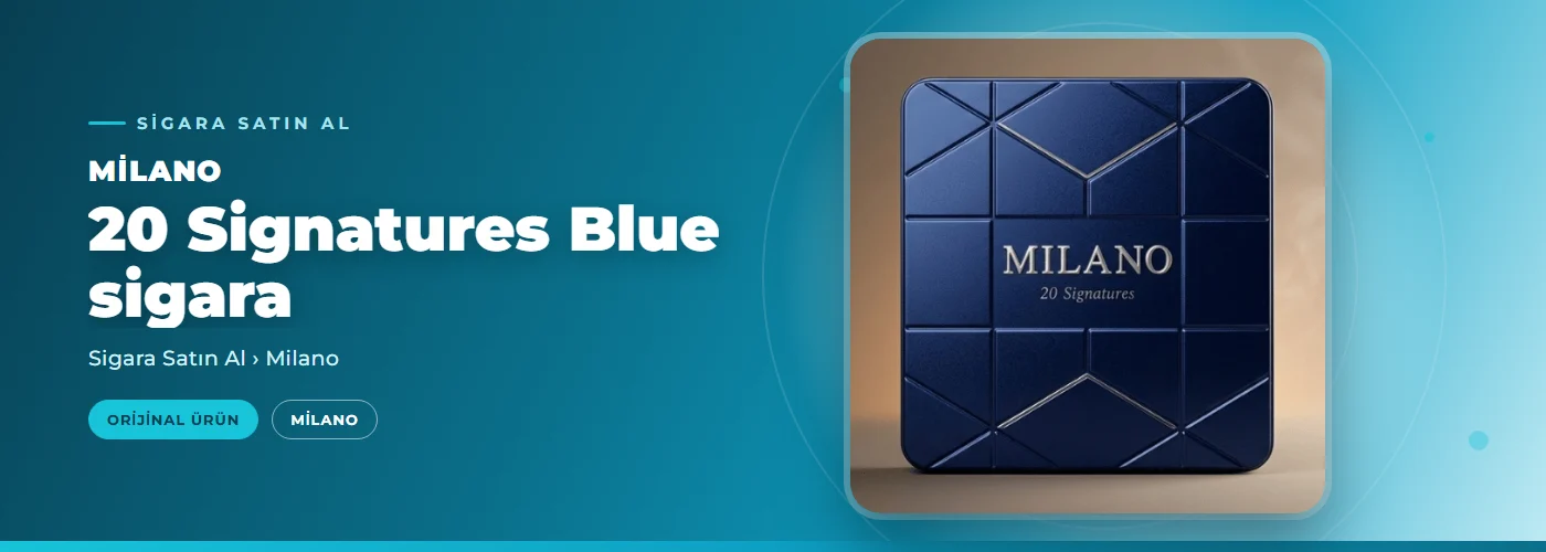 Milano 20 Signatures Blue sigara