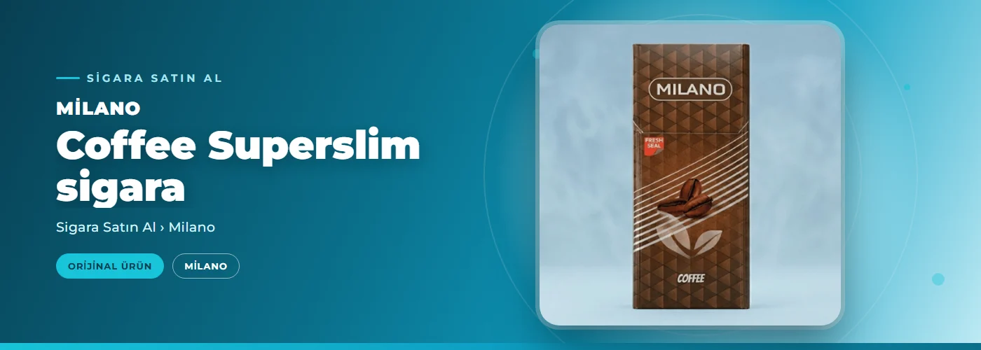 Milano Coffee Superslim sigara Satın Al