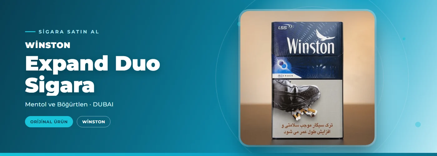 Winston Expand Duo Sigara – Mentol ve Böğürtlen – DUBAI