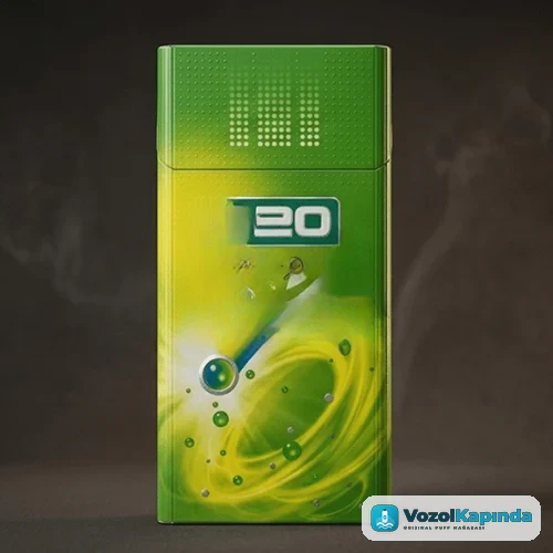 520 2 Ways Green Kalpli sigara - Mentol Yeşil Elma