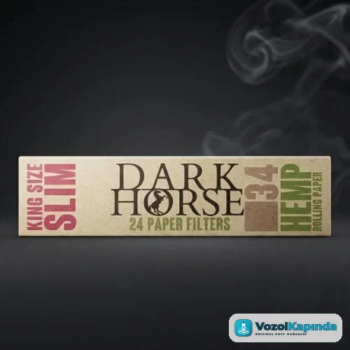 Dark Horse 34 Hemp King Size Slim kağıt - Zıvanalı