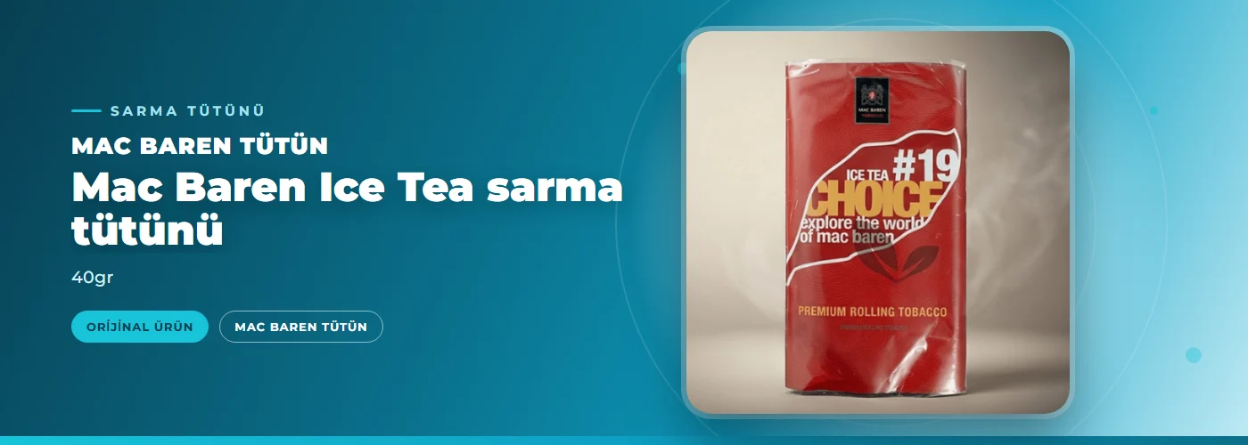 Mac Baren Ice Tea sarma tütünü – 40gr