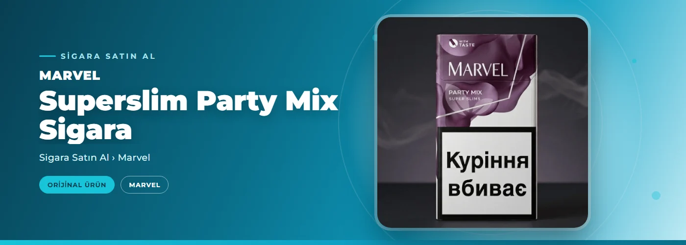 Marvel Superslim Party Mix Sigara