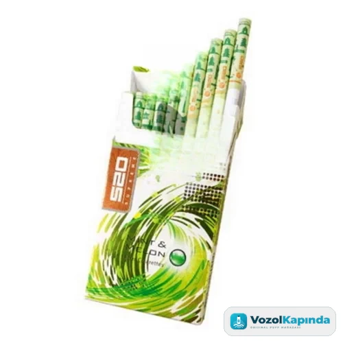 520 Mint & Melon Superslim Kalpli Sigara - Click - görsel 2