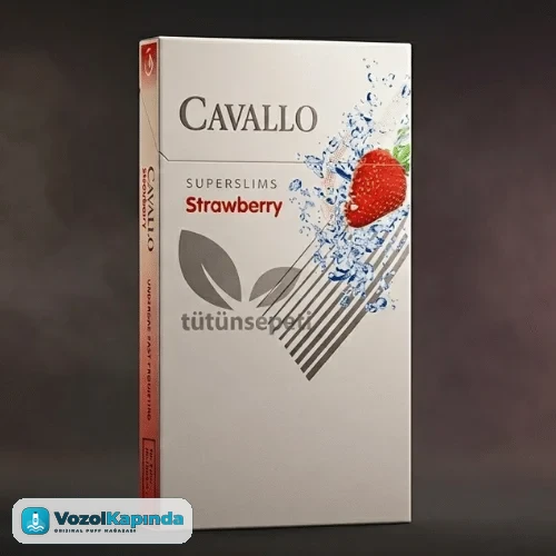 Cavallo Strawberry Superslim sigara - Çilek aromalı