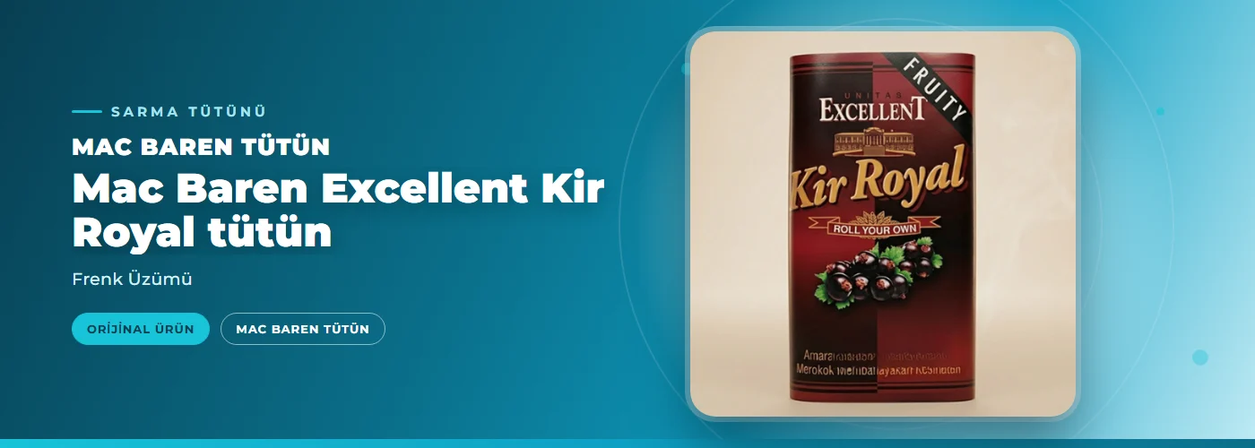 Mac Baren Excellent Kir Royal tütün – Frenk Üzümü