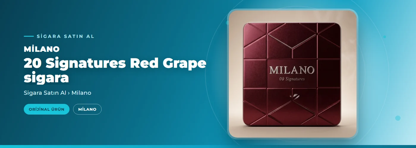 Milano 20 Signatures Red Grape sigara