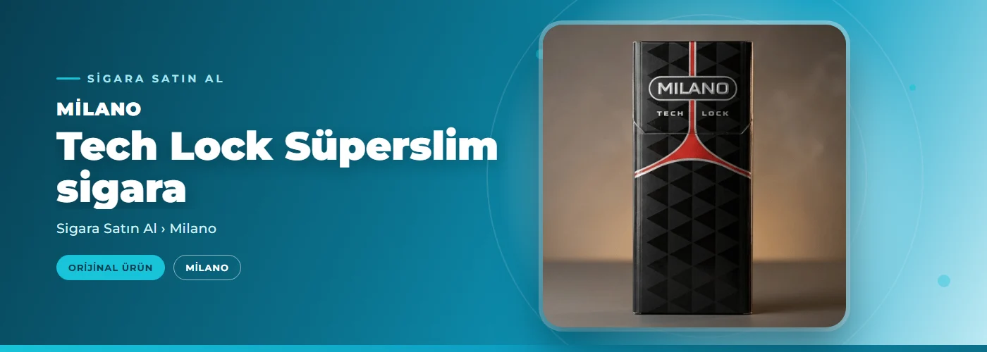 Milano Tech Lock Süperslim sigara