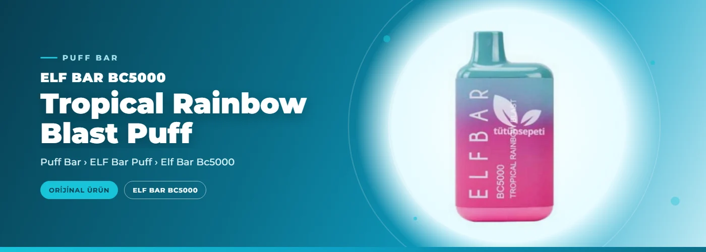 Elf Bar BC5000 Tropical Rainbow Blast Puff