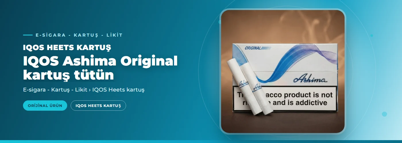 IQOS Ashima Original kartuş tütün