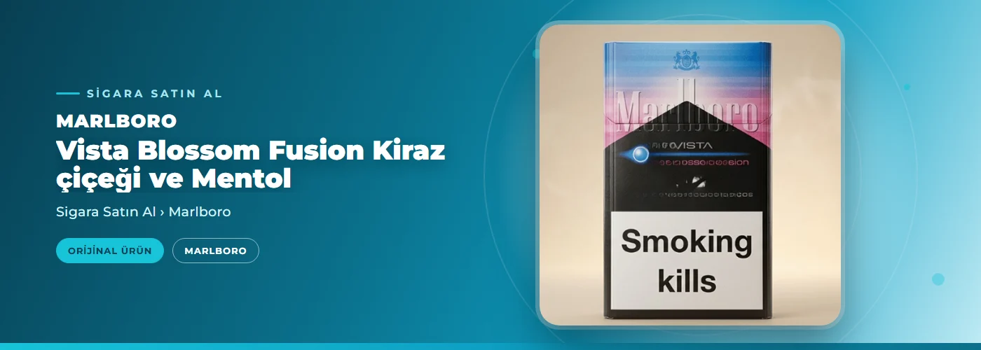 Marlboro Vista Blossom Fusion Kiraz çiçeği ve Mentol