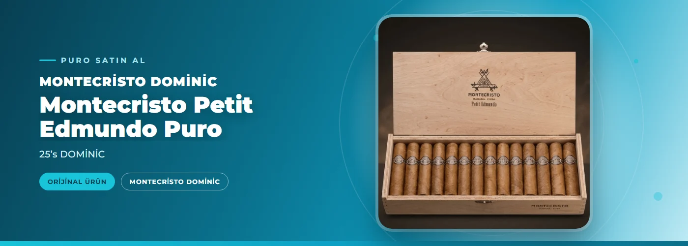 Montecristo Petit Edmundo Puro – 25’s DOMİNİC