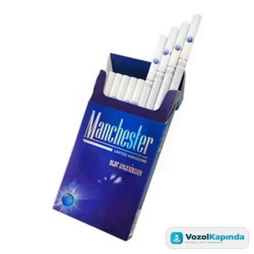 Manchester Blue Mist Fusion sigara - Yabanmersini ve Nane - görsel 2