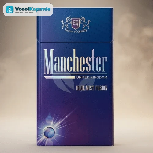 Manchester Blue Mist Fusion sigara - Yabanmersini ve Nane