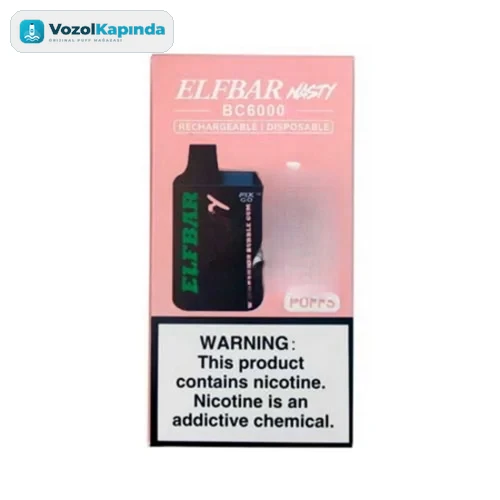 Elf Bar BC6000 Watermelon Bubble Gum Puff - Nasty - görsel 4