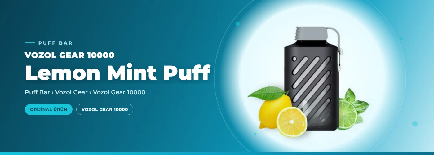 Vozol Gear 10000 Lemon Mint Puff