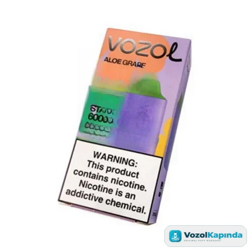 Vozol Star 6000 Aloe Grape Puff - görsel 4