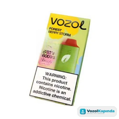 Vozol Star 6000 Forest Berry Storm Puff - görsel 4