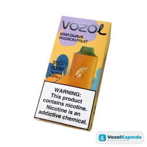 Vozol Star 6000 Kiwi Guava Passion Fruit Puff - görsel 4