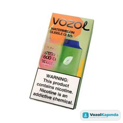 Vozol Star 6000 Watermelon Bubble Gum Puff - görsel 4