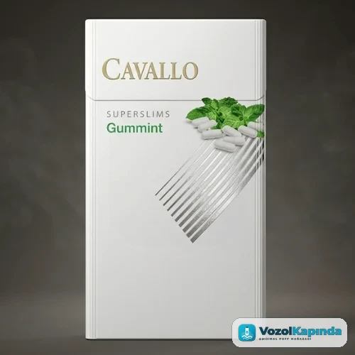 Cavallo Gummint Superslim sigara - Naneli sakız aromalı