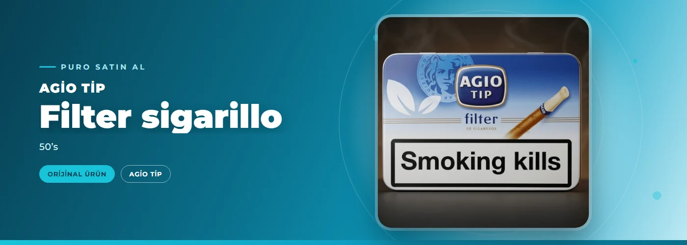Agio Tip Filter sigarillo – 50’s