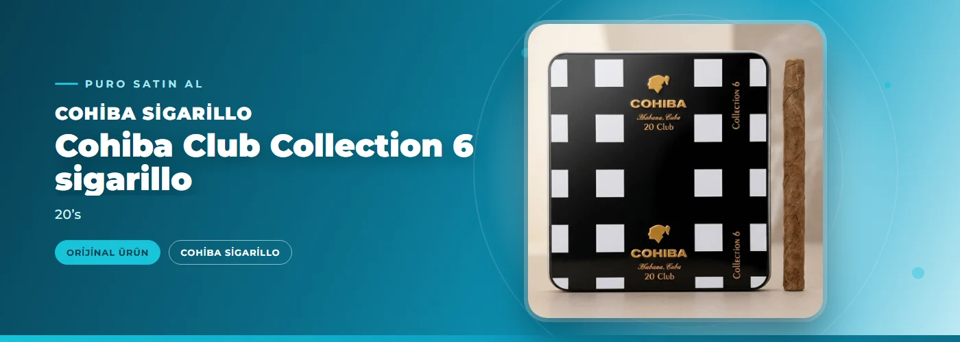 Cohiba Club Collection 6 sigarillo – 20’s