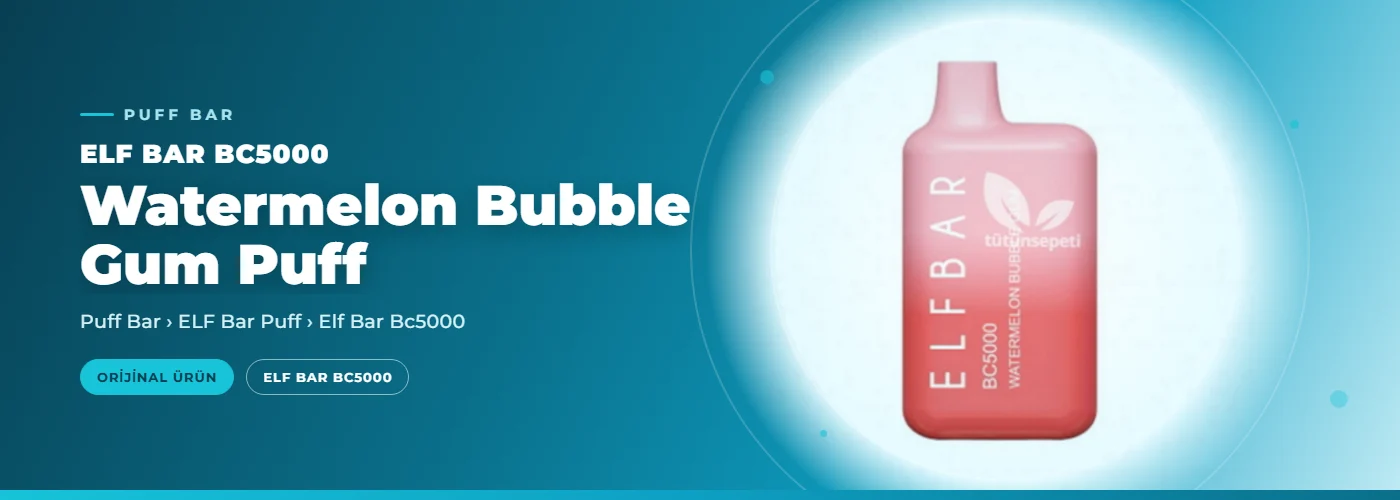 Elf Bar BC5000 Watermelon Bubble Gum Puff